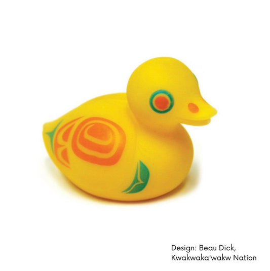 Squirting Bath Toys with Contemporary Indigenous Artwork