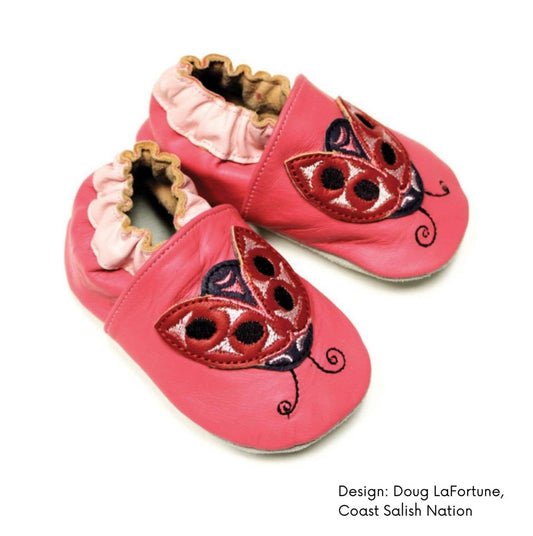 12-18m baby shoes with contemporary Indigenous artwork