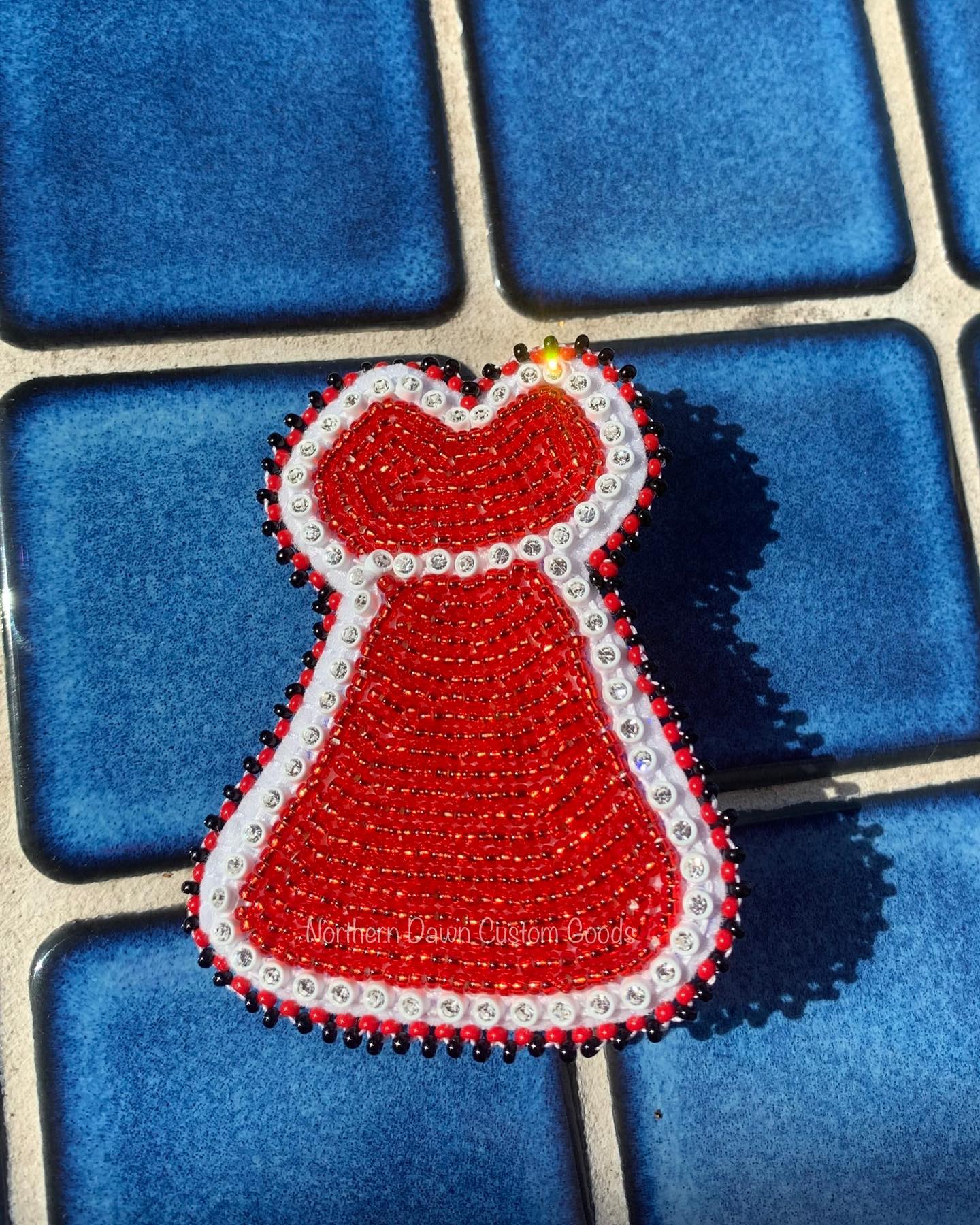 MMIWG Commemorative Red Dress Pin
